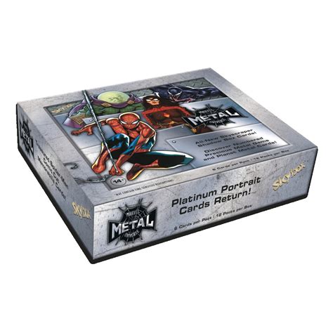 metal universe spider man box